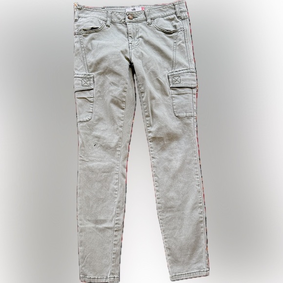 Cabi Cargo Army Green Pants Jeans Size 4 - Picture 1 of 2